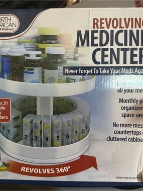 Revolving Medicine Center - White